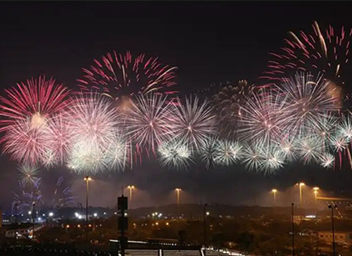 琼结县焰火晚会